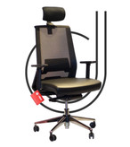 صندلی اداری نیلپر مدل OCM 850 پایه پلاستیک