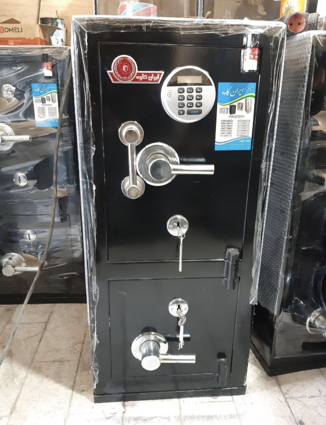 گاوصندوق کاوه مدل 250DKDG با رمز دیجیتال ۲۵۰ کیلوگرم