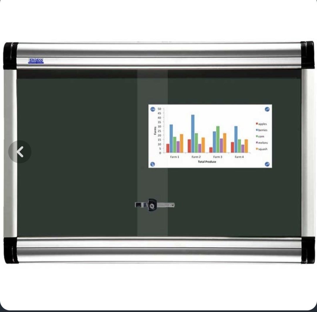 اعلانات شیشه ای 90x170 ا Glass-bulletin-board-90x170